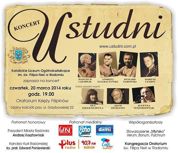 Koncert "U studni", czyli spotkanie z żywym słowem już 20 marca w Radomiu!