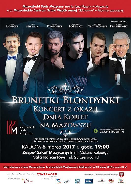 Specjalnie dla pań na Dzień Kobiet - tenor, baryton i bas w MCSW Elektrownia