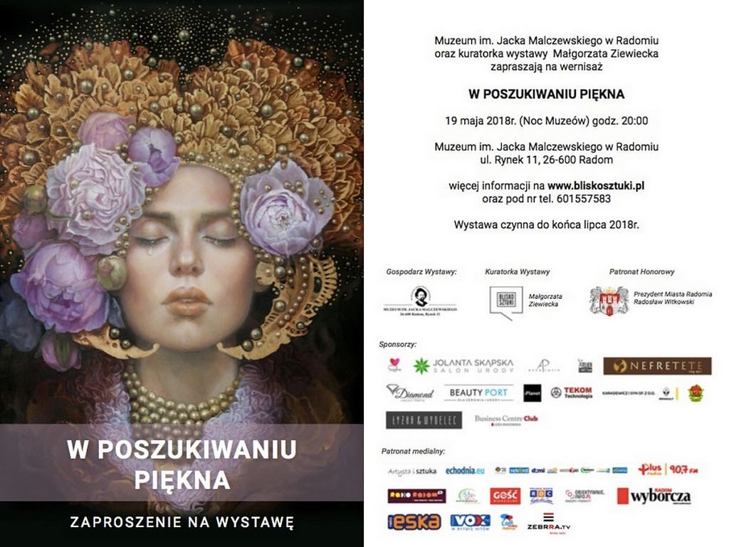 Wernisaż wystawy W POSZUKIWANIU PIĘKNA 19 maja godz. 20:00
