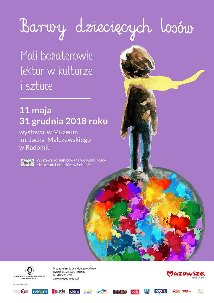 Otwarcie wystawy "Barwy dziecięcych losów" 11 maja godz. 17:00 w Muzeum im. Jacka Malczewskiego