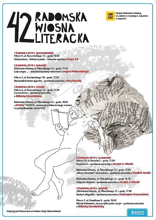 Przed nami 42. Radomska Wiosna Literacka!