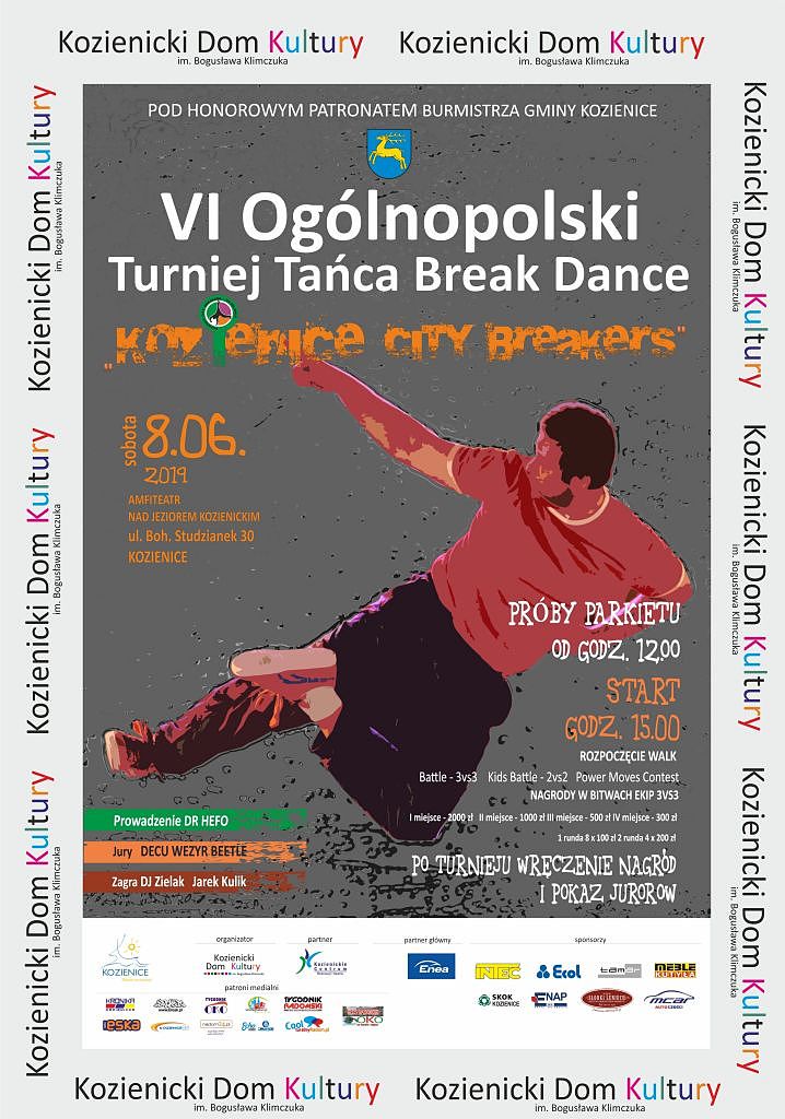 VI Ogólnopolski Turniej Tańca Break Dance „Kozienice City Breakers”