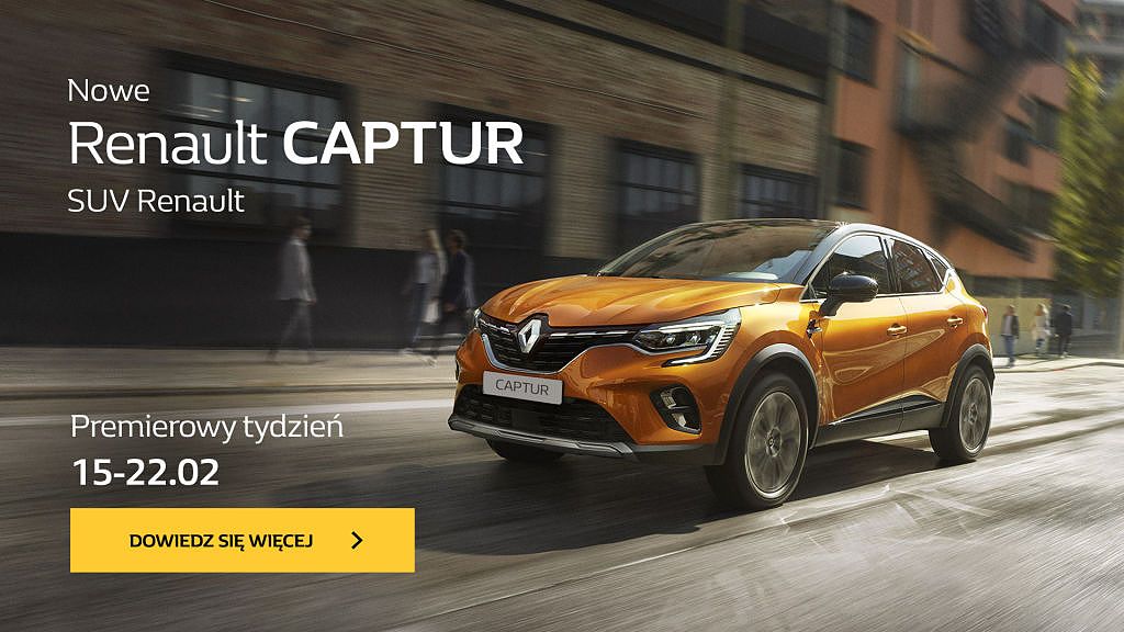 Premierowy tydzień Nowego Renault CAPTUR w radomskim salonie!