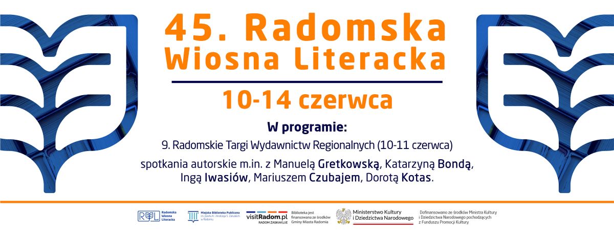 Trwa Radomska Wiosna Literacka 2023. Zobacz program: