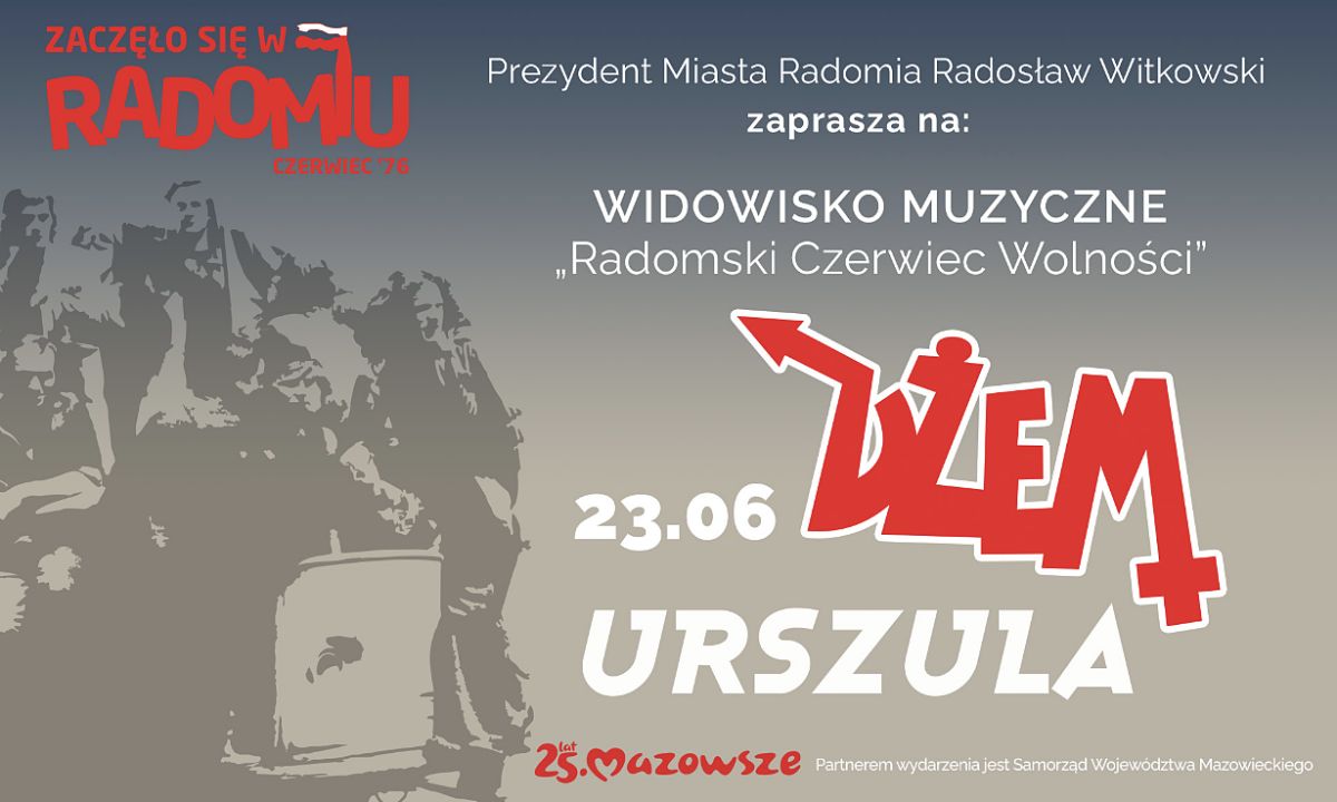 Urszula i Dżem  w Radomiu! Koncert już dziś o godz. 19:00 na Placu Jagiellońskim