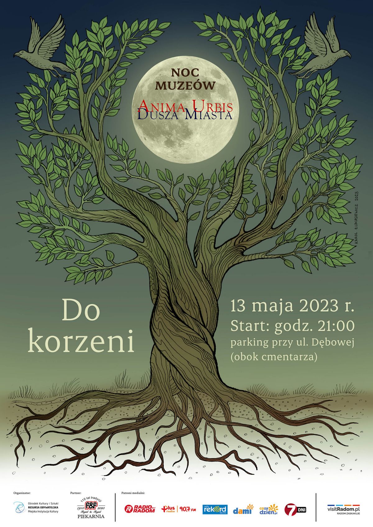 Anima Urbis 2023 – Do korzeni - Nocny spacer z Resursą Obywatelską już 13 maja!