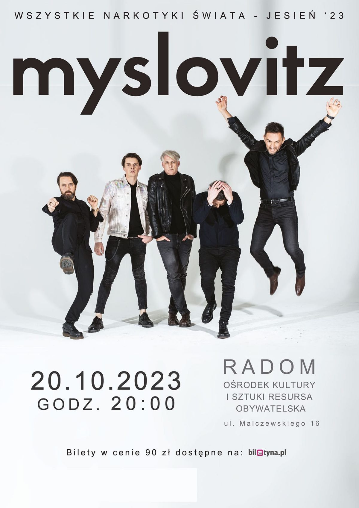 To już dziś! Koncert MYSLOVITZ w Radomiu!