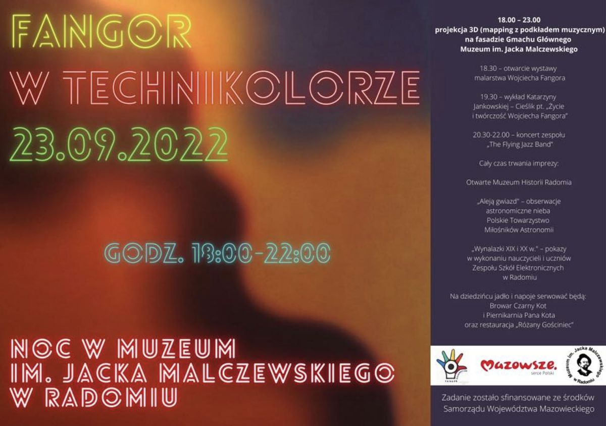Fangor w technikolorze - Noc Muzeum im. Jacka Malczewskiego w Radomiu