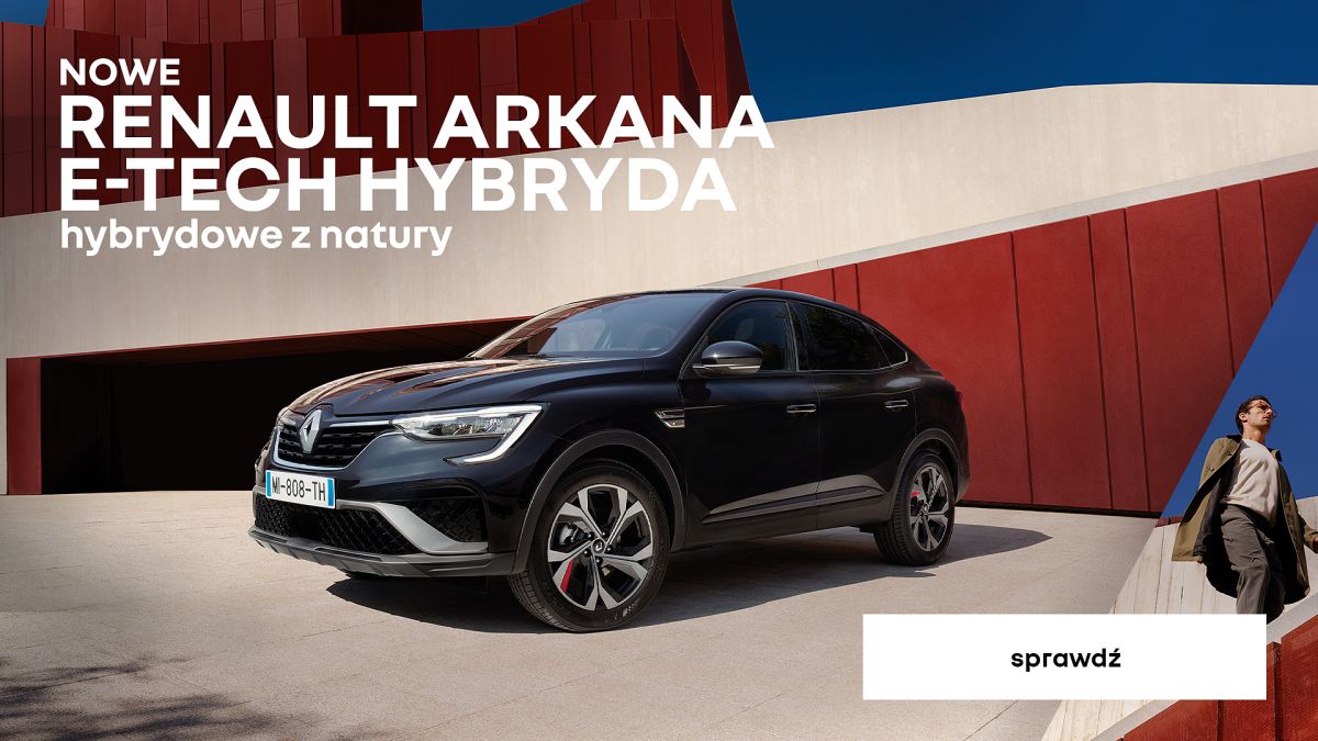 Renault Arkana E-TECH Hybrid w Salonie Renault Karasiewicz i Syn sp. z.o.o