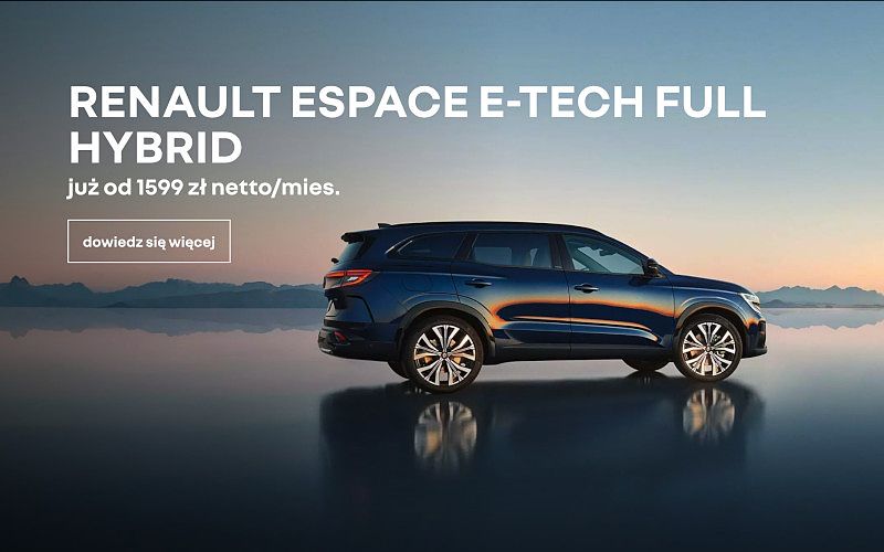 RENAULT ESPACE e - tech, full hybrid  wjechał do Radomia!