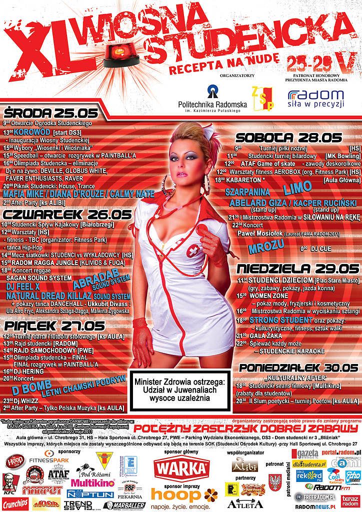 XL Wiosna Studencka Juwenalia Radom 2011 - trzeci dzień, mimo że piątek ;)