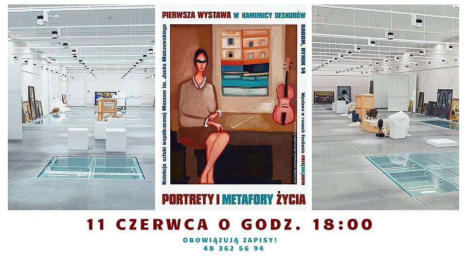 "Portrety i metafory życia" - otwarcie pierwszej wystawy w Kamienicy Deskurów