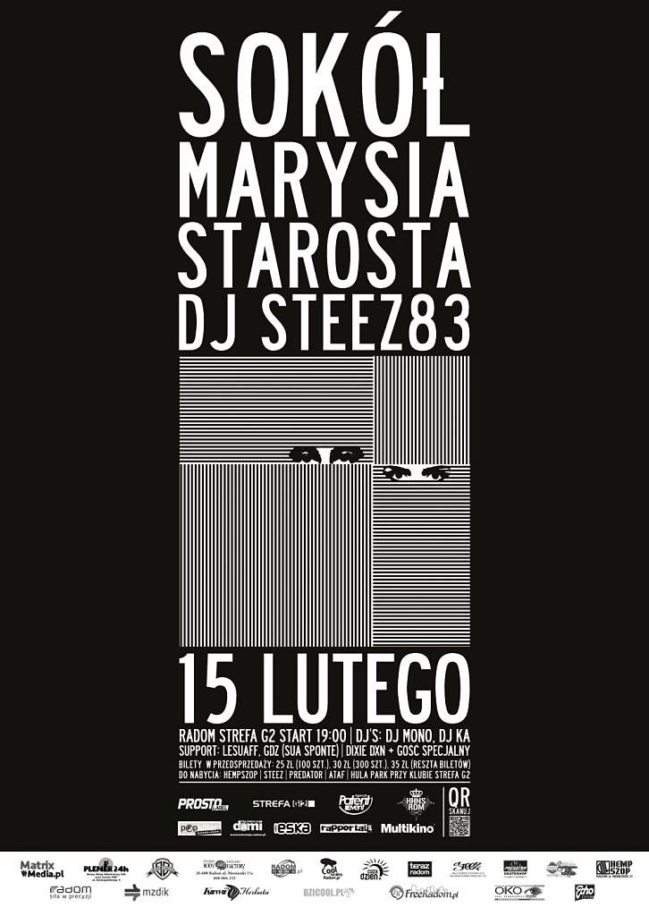 "Czarna Biała Magia" - Sokół i Marysia Starosta wystąpią w Strefie G2 w Radomiu!